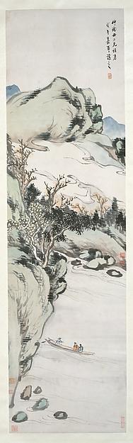 清 吳熙載 山水 軸 Landscape — Wu Xizai
