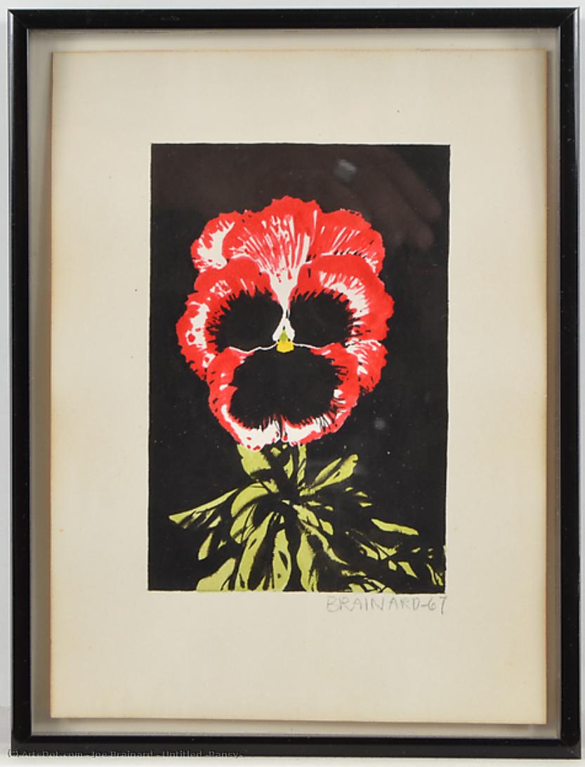 Untitled (pansy) — Joe Brainard