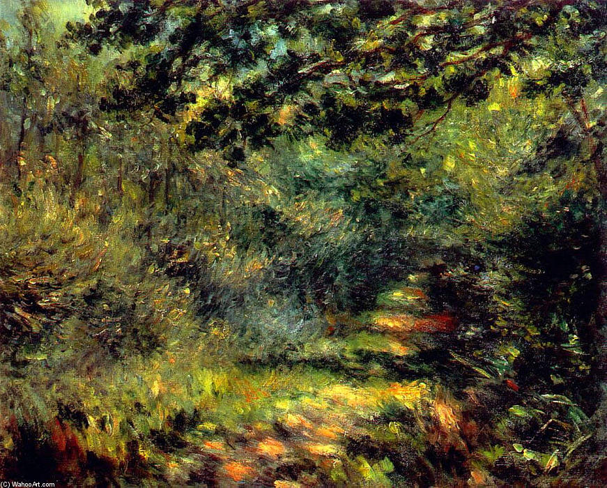 Sendero En El Bosque — Pierre-auguste Renoir