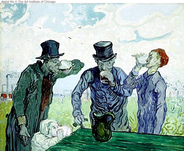 Drinkers, The — Vincent Willem Van Gogh