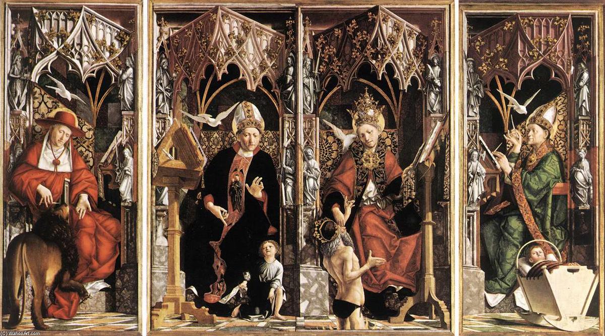 Altarpiece Of The Church Fathers — Mihael Paher