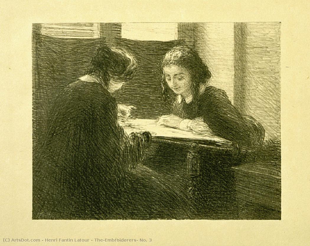 The-embroiderers, No. 3 — Henri Fantin-latour