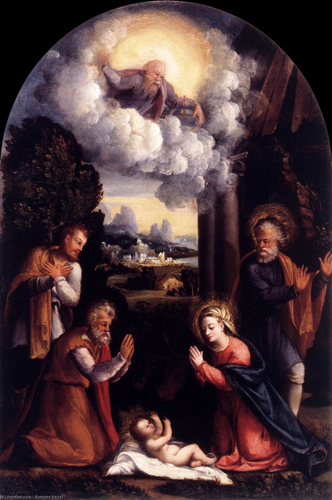 Nativity — Battista Dossi