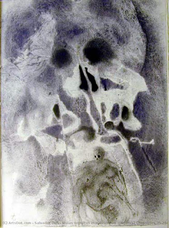 Iosias Grab Im Mausoleum Der Eltern — Salvador Dalí