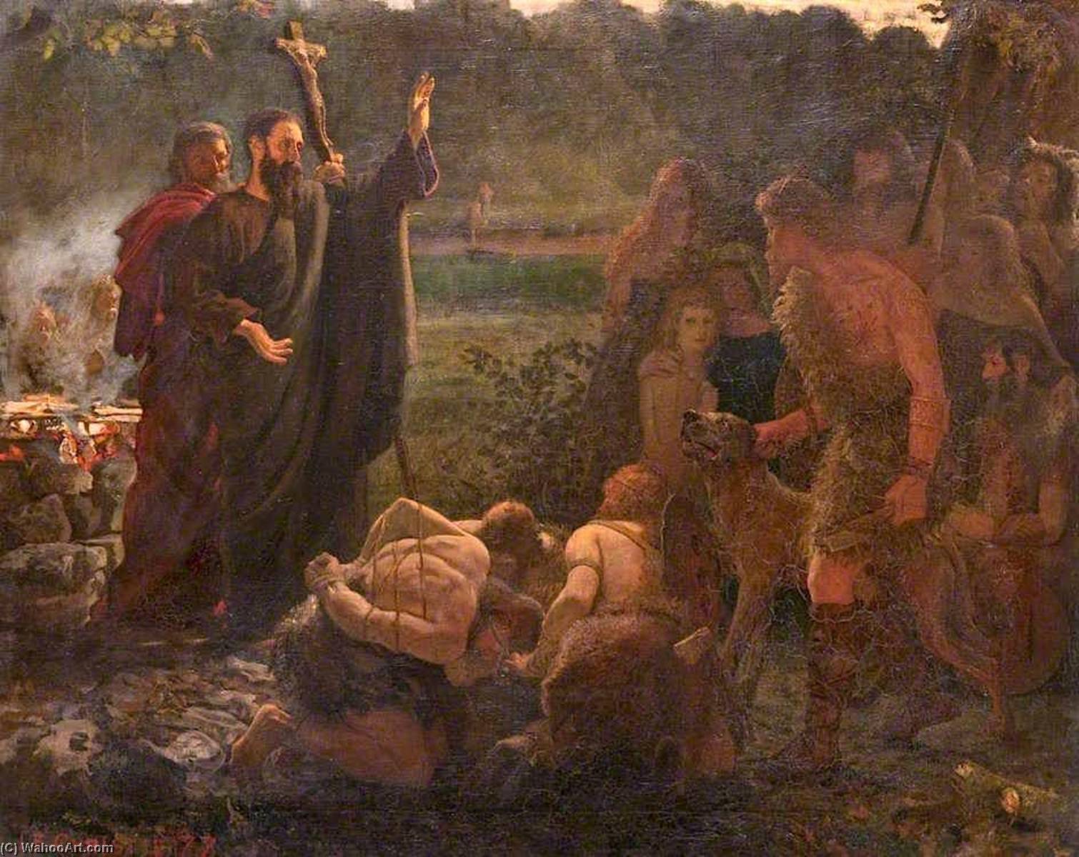 The Introduction Of Christianity To Britain — James Elder Christie