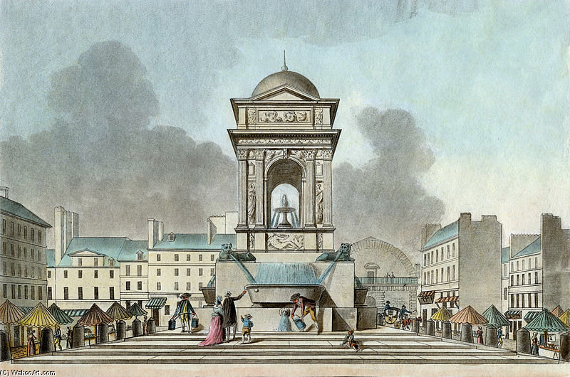 Ancienne Fontaine Des Innocents — Jean-françois Janinet