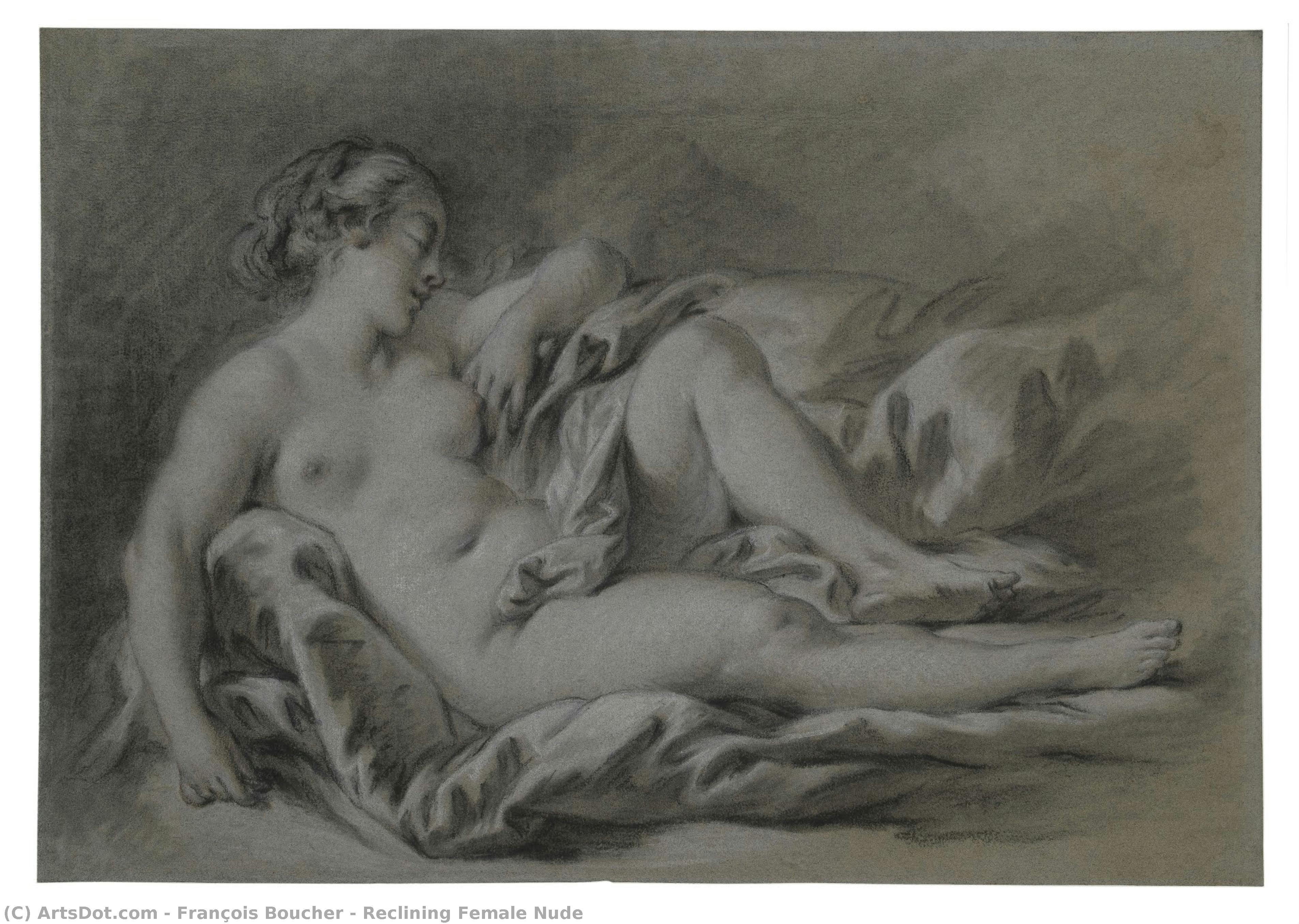 Reclining Female Nude — François Boucher