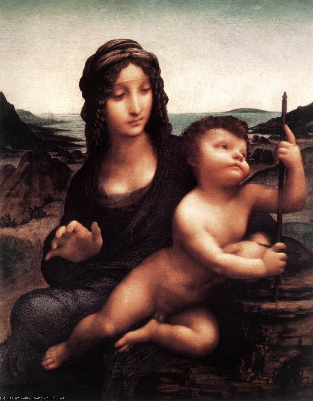 Madonna With The Yarnwinder — Leonardo Da Vinci