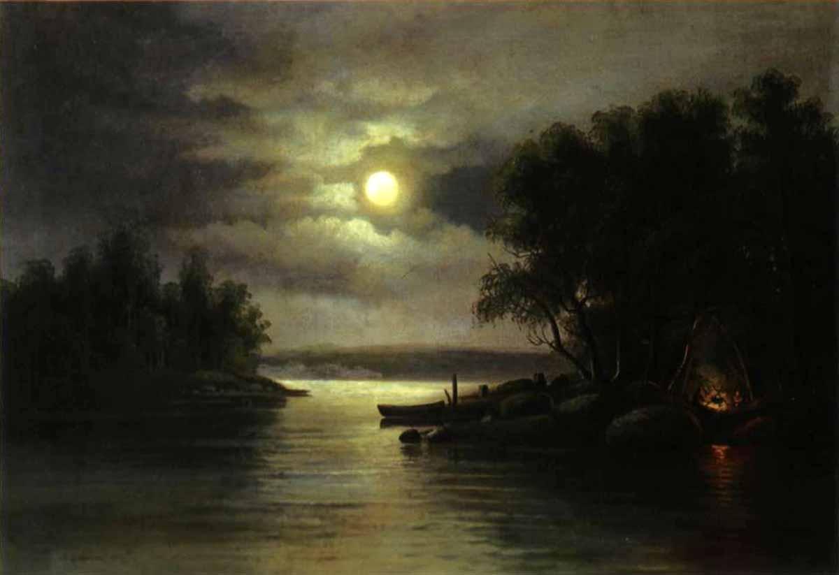 Moonlit Landscape — Petr Sukhodolsky