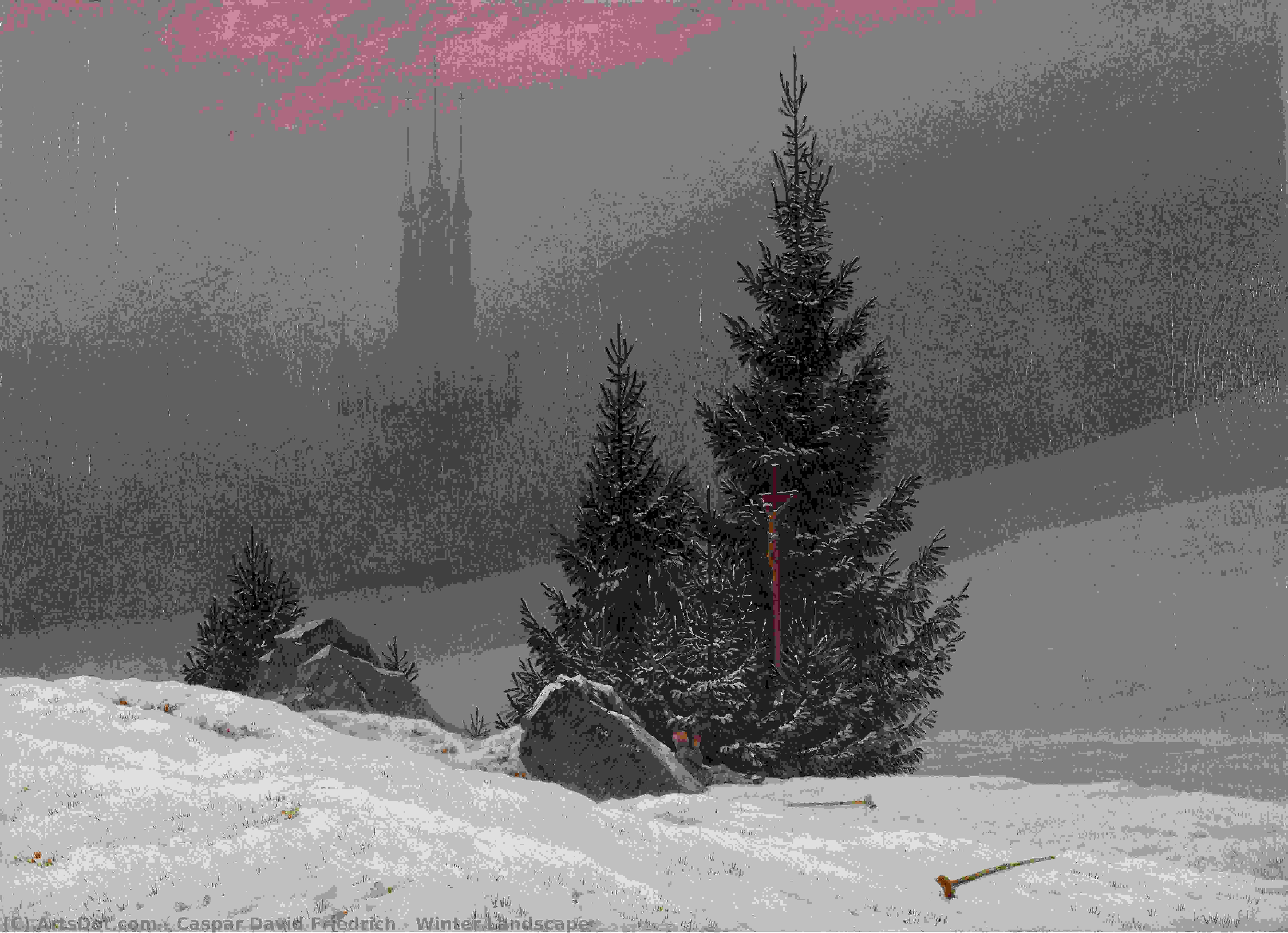 Winter Landscape — Caspar David Friedrich