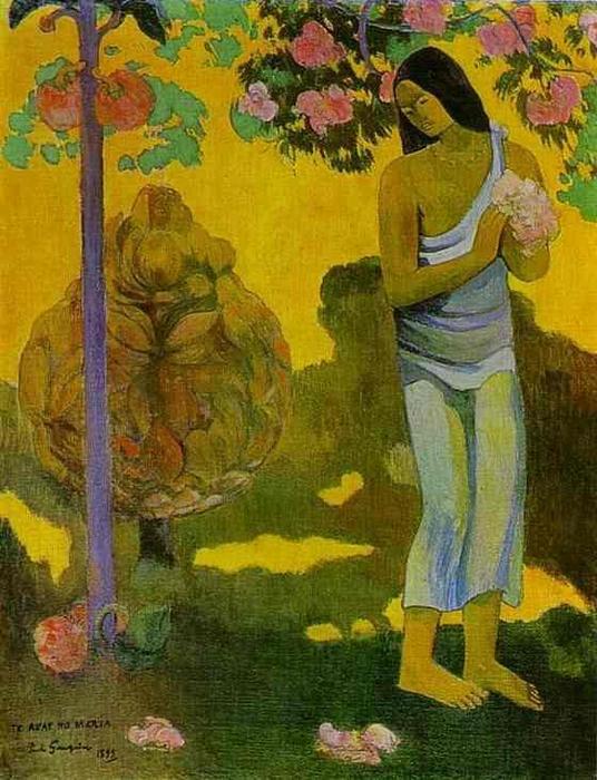 Te Avae No Maria (auch Bekannt Als Monat Der Jungfrau) — Eugène Henri Paul Gauguin