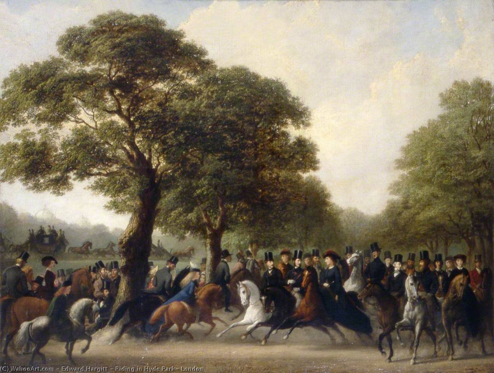 Riding In Hyde Park, London — Edward Hargitt