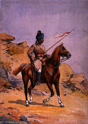 Soldier Of The 38th Prince Of Wales's Own Central — Alfred Crowdy Lovett