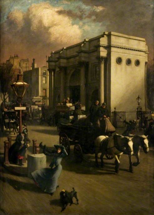 March Winds, The Marble Arch — Charles Henry Malcolm Kerr