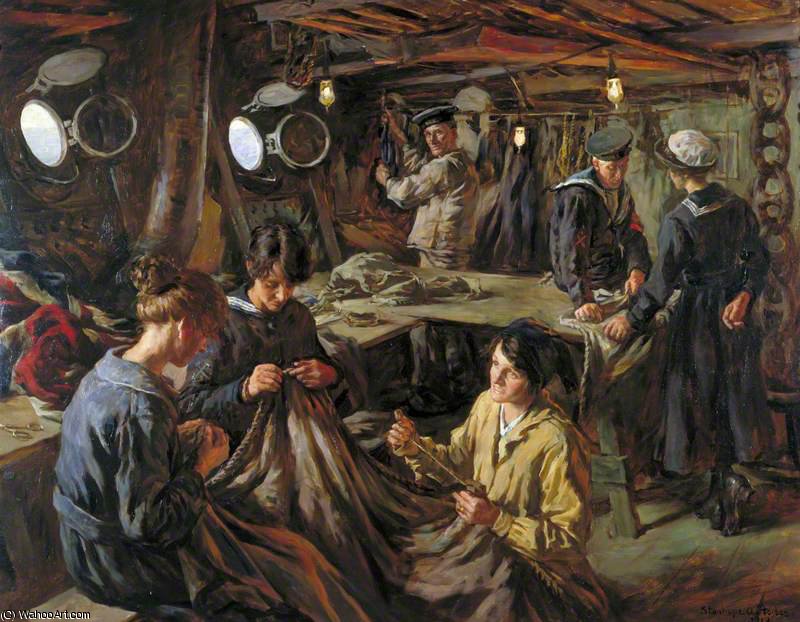 Onboard Hms 'essex' At Devonport — Elizabeth Adela Stanhope Forbes