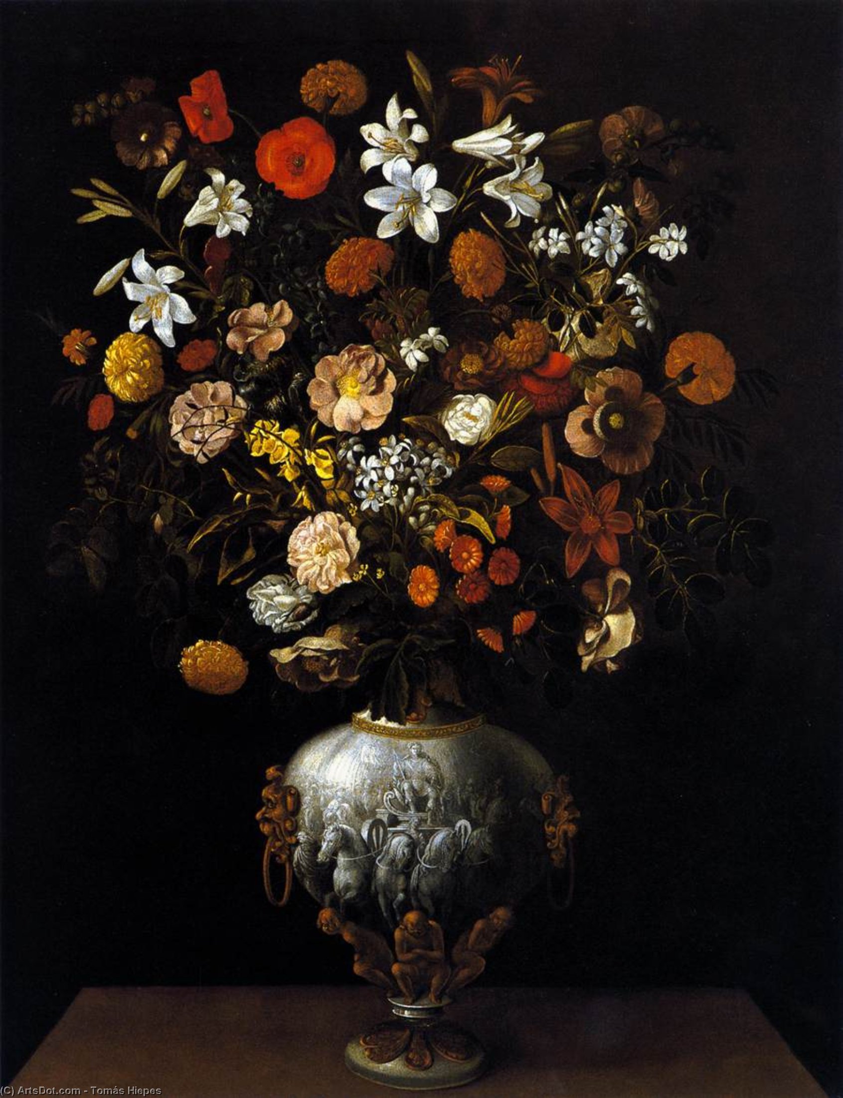 Vase Of Flowers — Tomás Hiepes