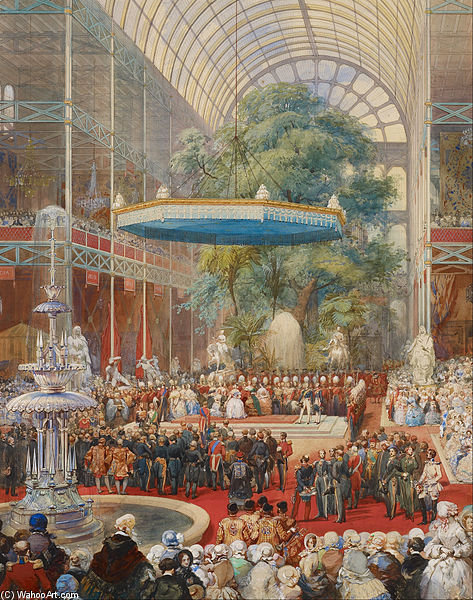 Opening Of The Great Exhibition — Eugene Louis Lami