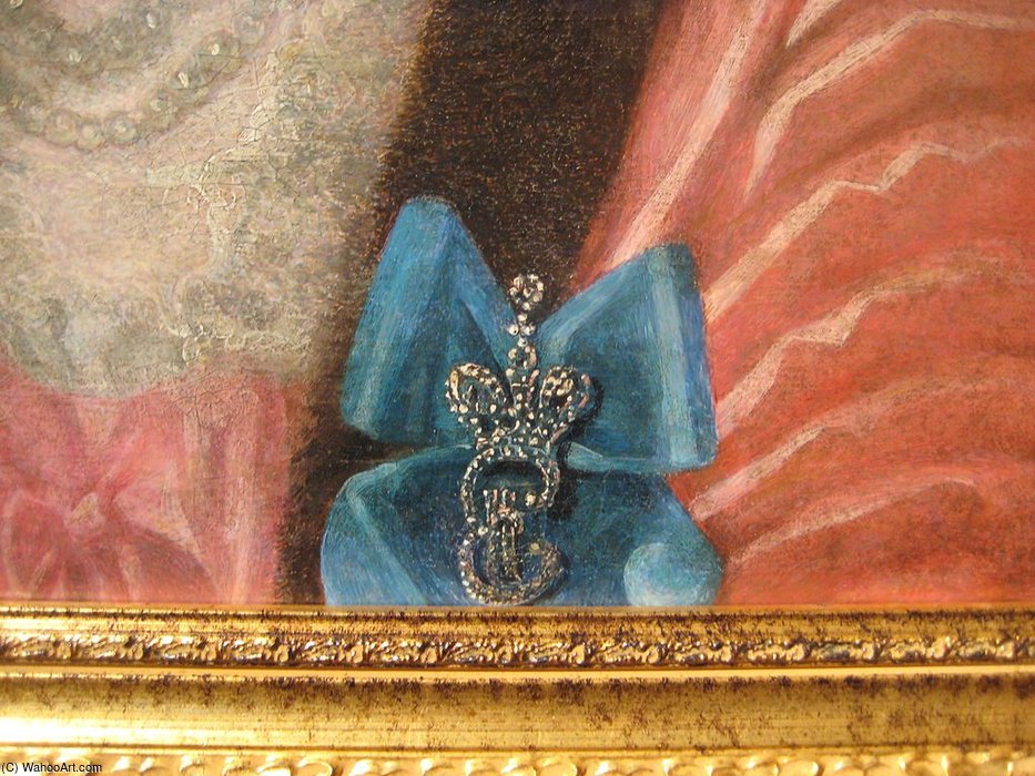 Portrait Of A Woman (detail) — Carl Ludwig Johann Christineck