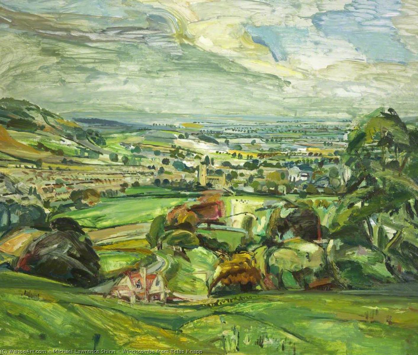 Winchcombe From Belas Knapp — Michael Lawrence Shinn