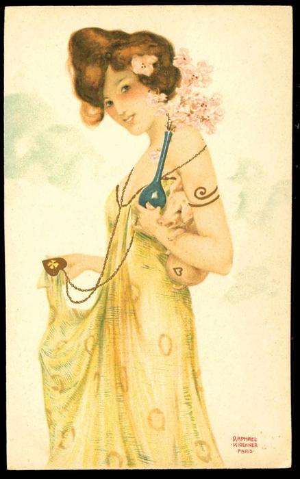 Girls With Good Luck Charms (8) — Raphael Kirchner