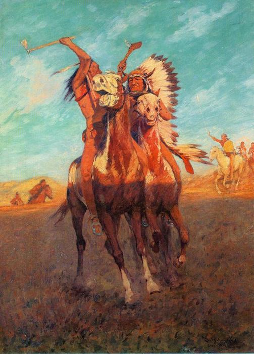 Fight To The Finish — Charles Schreyvogel