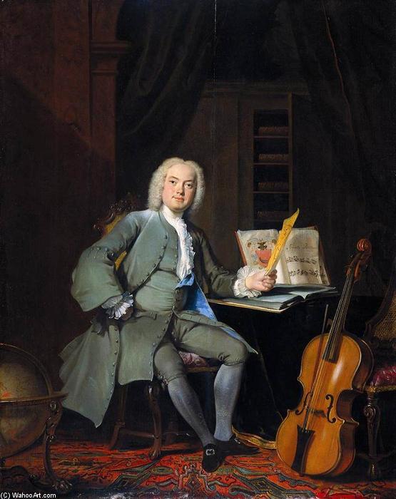 Portrait Of A Music Lover — Cornelis Troost