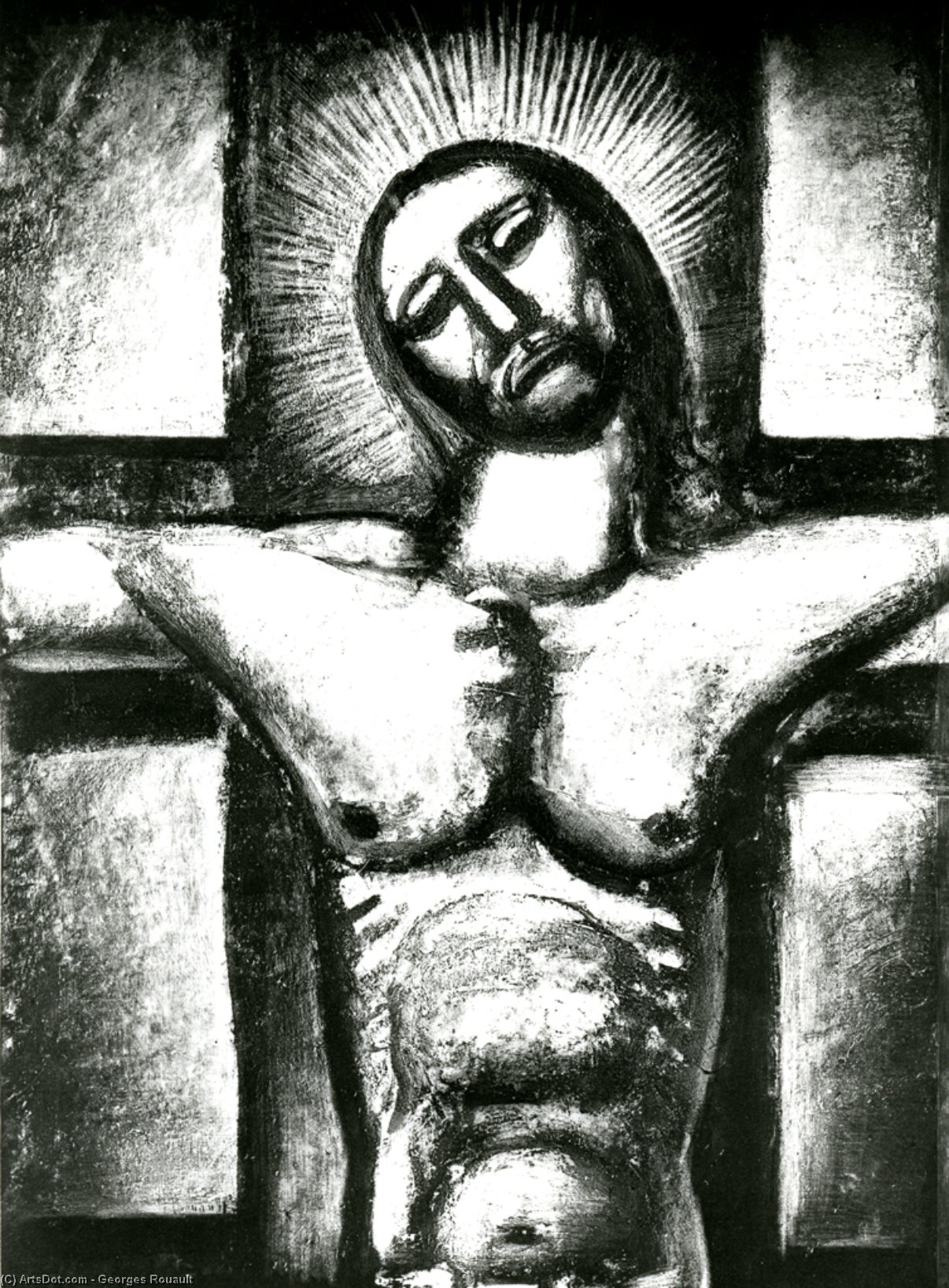 Obeying Until The Death And The Death Of The Cross — Georges Rouault