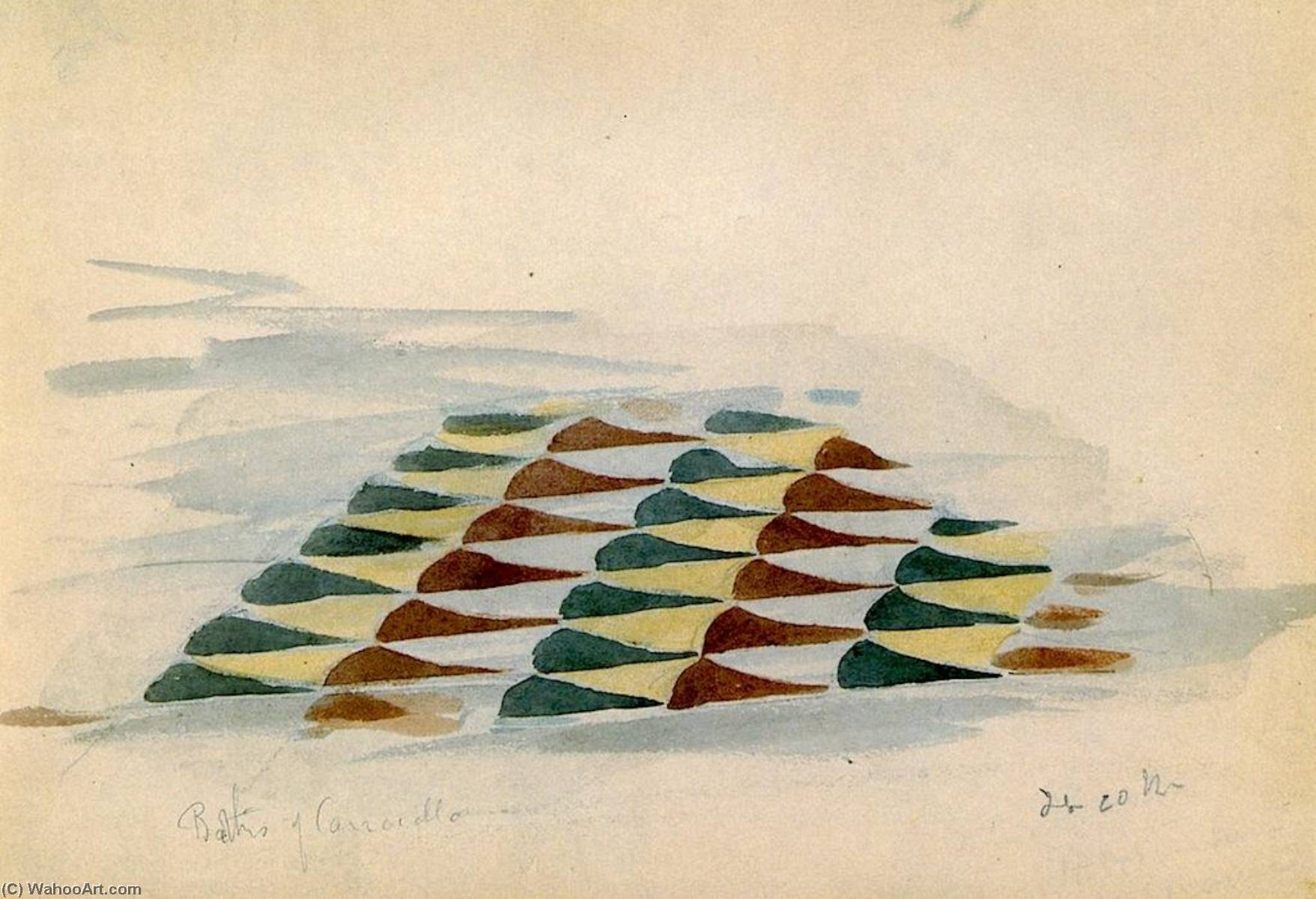 Floor Tiles From The Baths Of Caracalla — Thomas Hiram Hotchkiss
