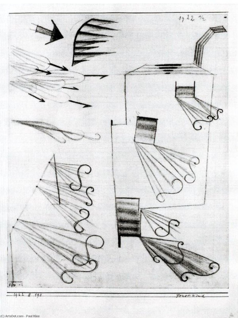 Feuerwind 1 — Paul Klee