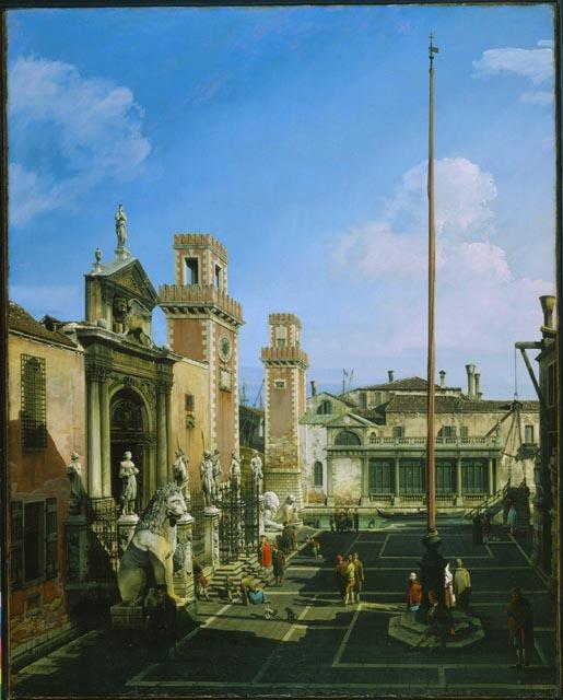 The Arsenal, Venice — Bernardo Bellotto