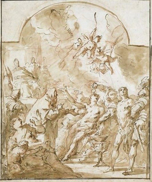 The Martyrdom Of Sts Felix And Fortunatus — Gaspare Diziani