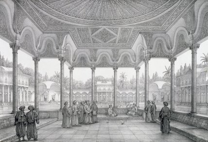 Fountain And Kiosk Of The Garden Of Choubrah — Pascal Xavier Coste