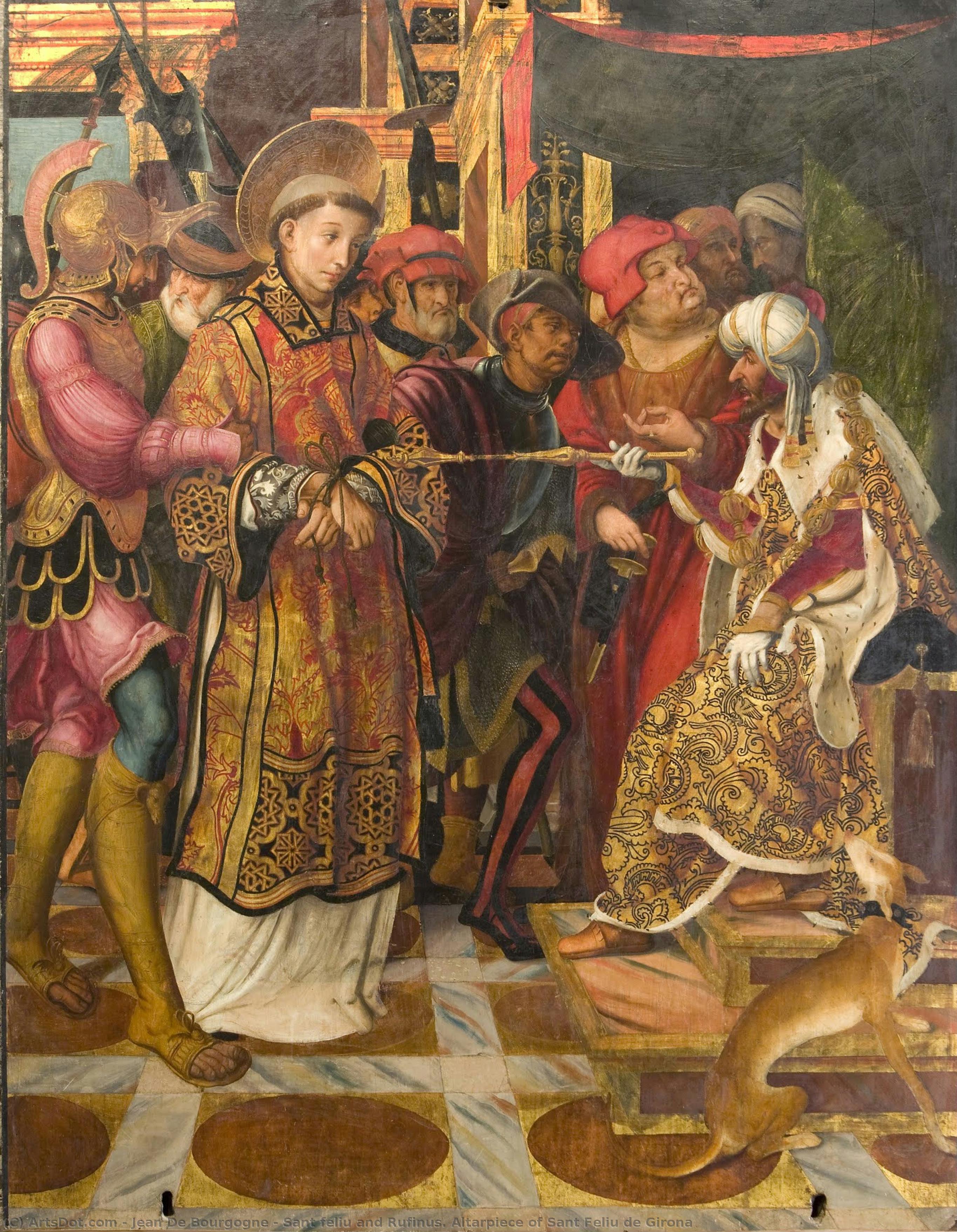 Sant Feliu And Rufinus. Altarpiece Of Sant Feliu De Girona — Jean De Bourgogne
