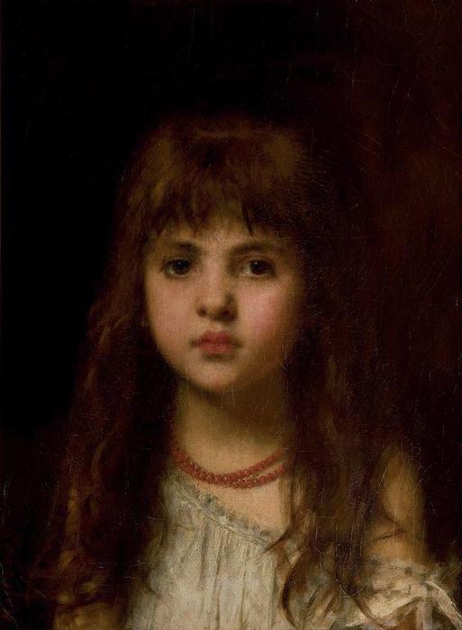 Head Of A Girl — Alexei Alexeievich Harlamov