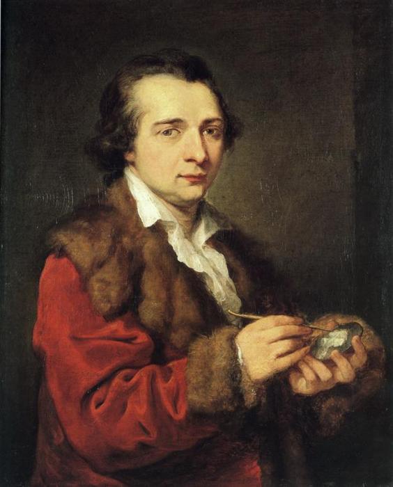 Portrait Of Karl Leberecht — Angelica Kauffmann (maria Anna Angelika)
