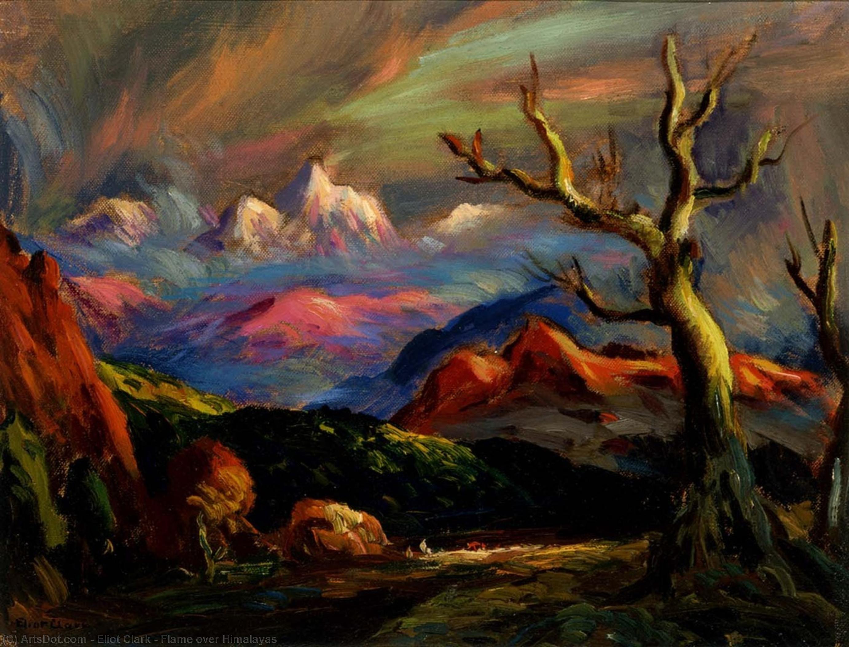 Flame Over Himalayas — Eliot Clark