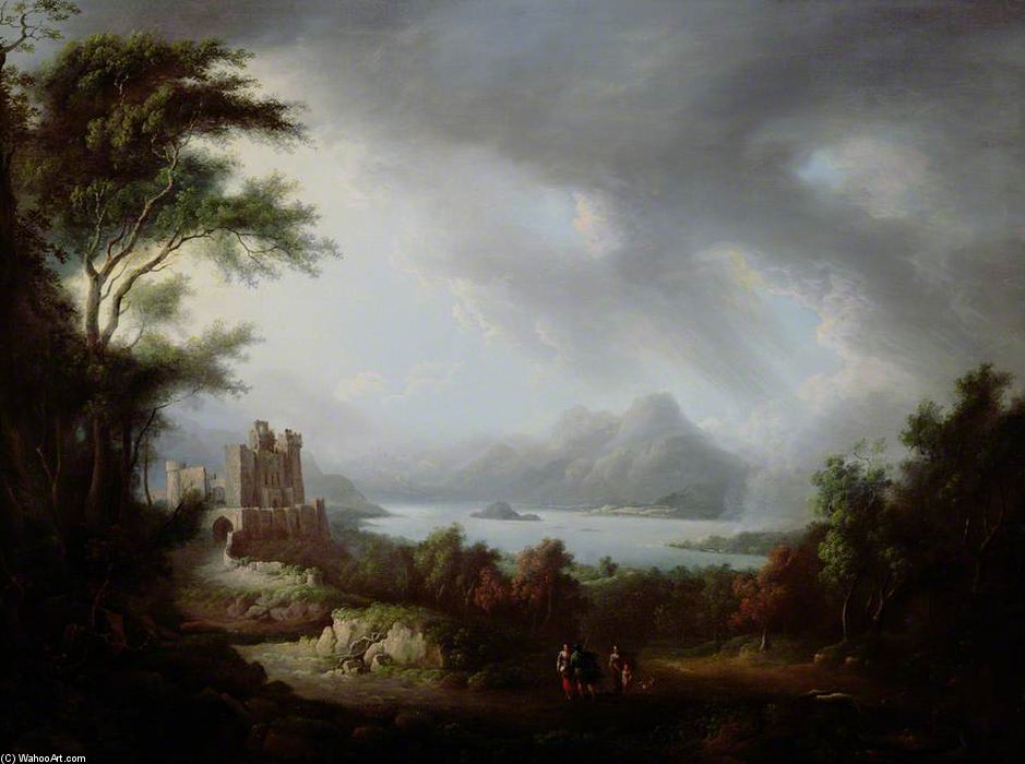 A Stormy Highland Scene — Александар Несмит