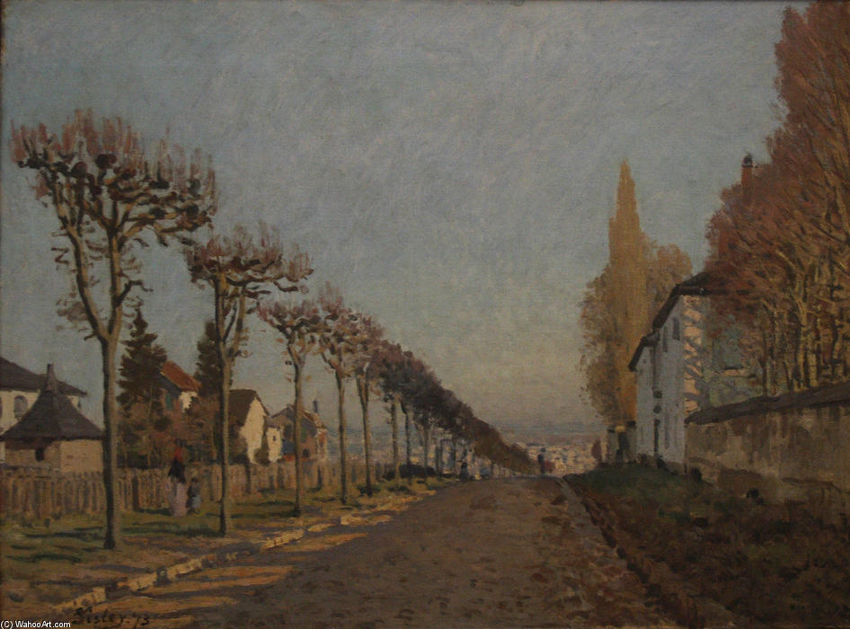 The Lane Of The Machine — Alfred Sisley