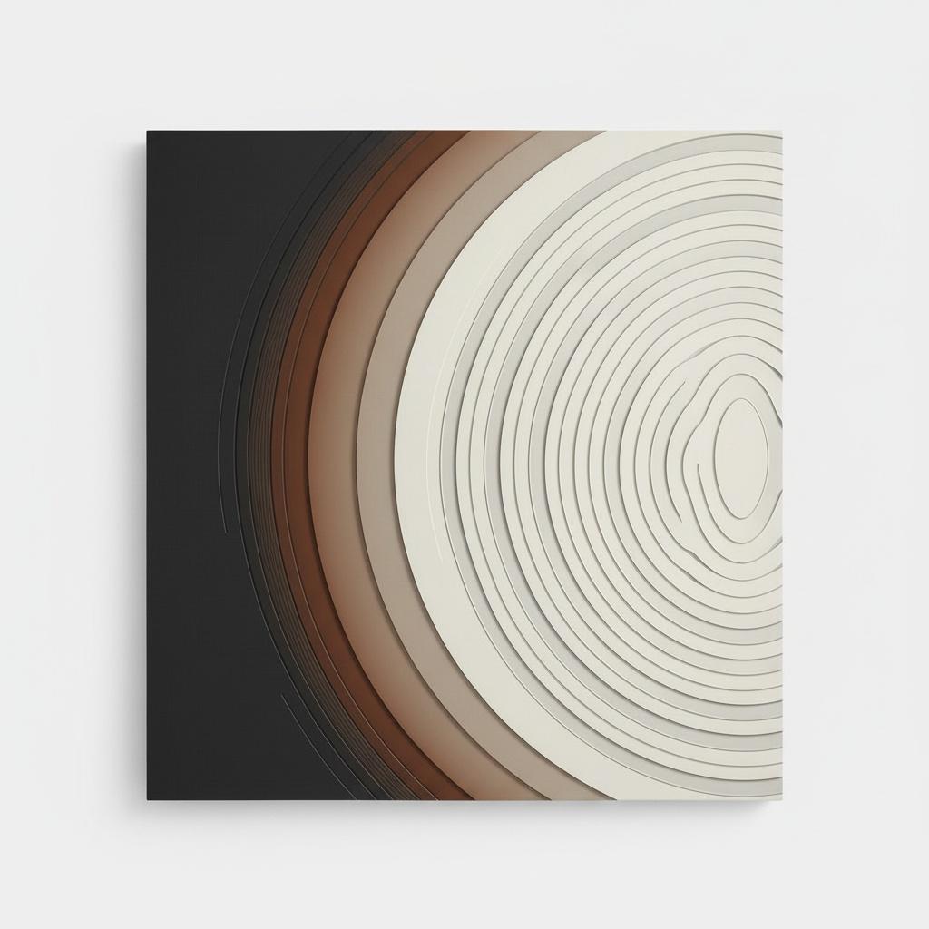 Echoes Of Gradient Flow: A Study In Concentric Resonance And Deep Ochre Transition — Laurent Fabre