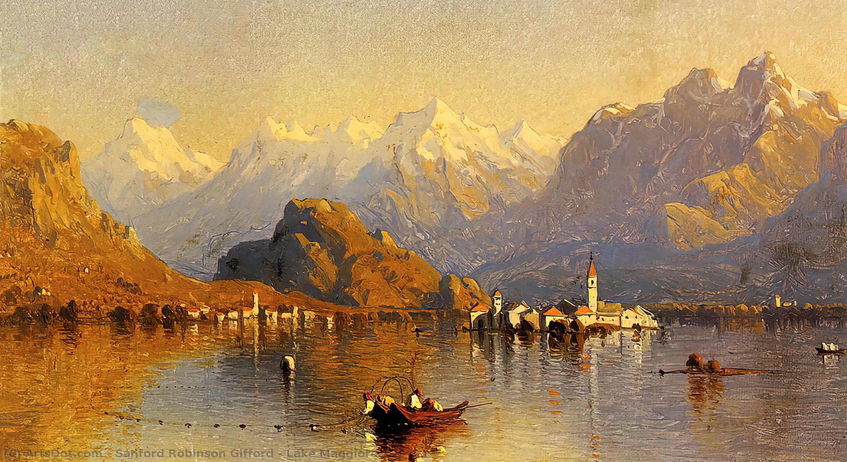 Lake Maggiore — Sanford Robinson Gifford