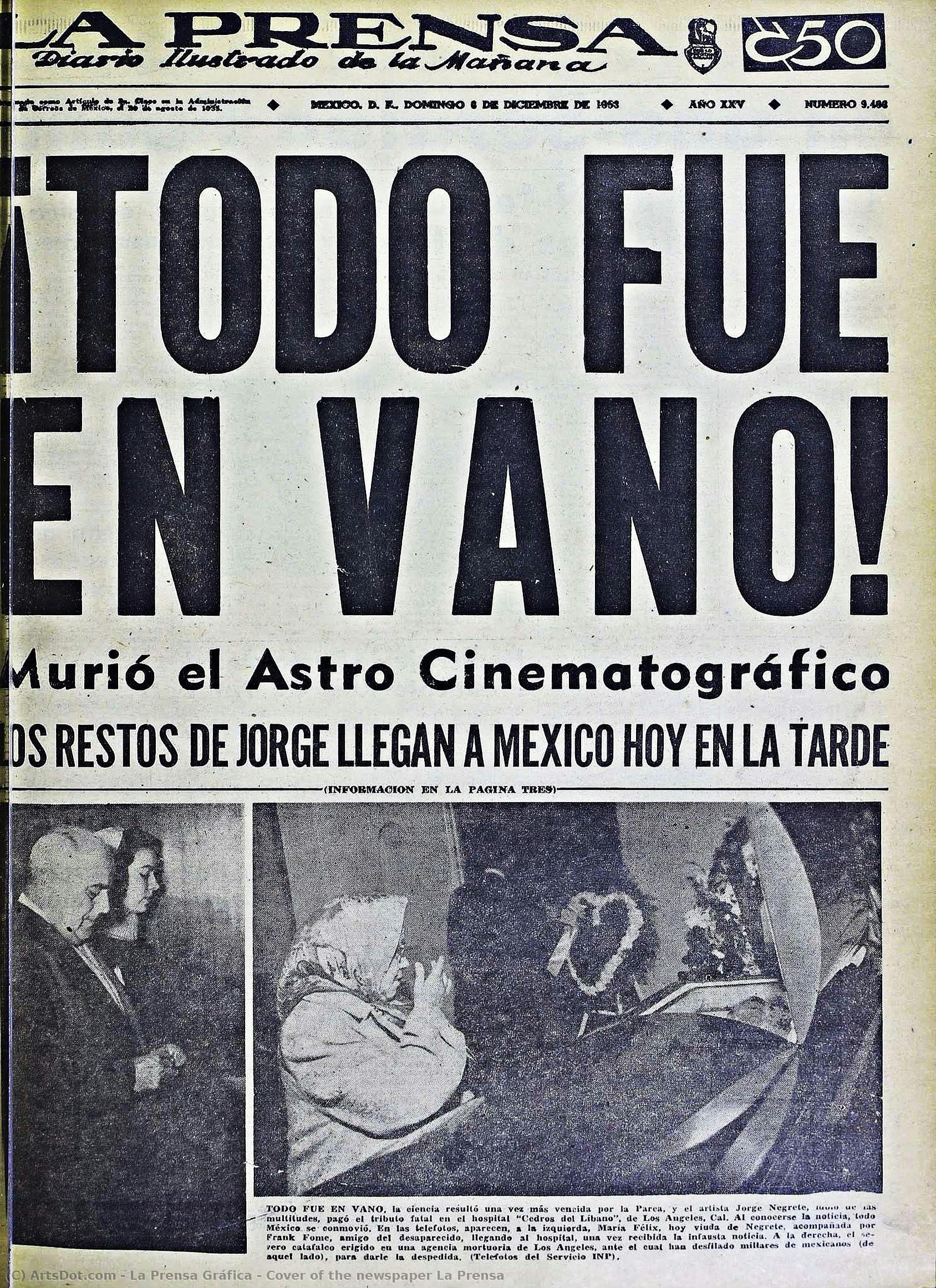 Cover Of The Newspaper La Prensa — La Prensa Gráfica