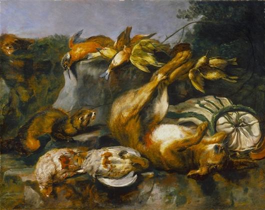 Dead Game And Weasels — Jan Fyt (joannes Fijt)
