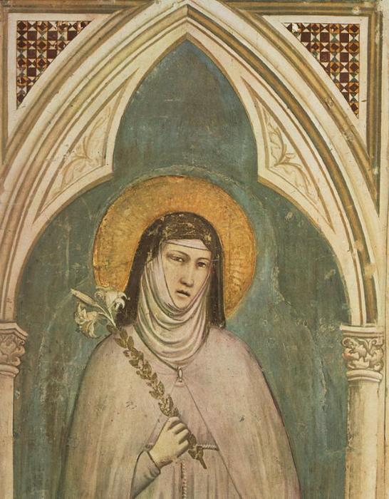 Saint Clare (detail) — Giotto Di Bondone