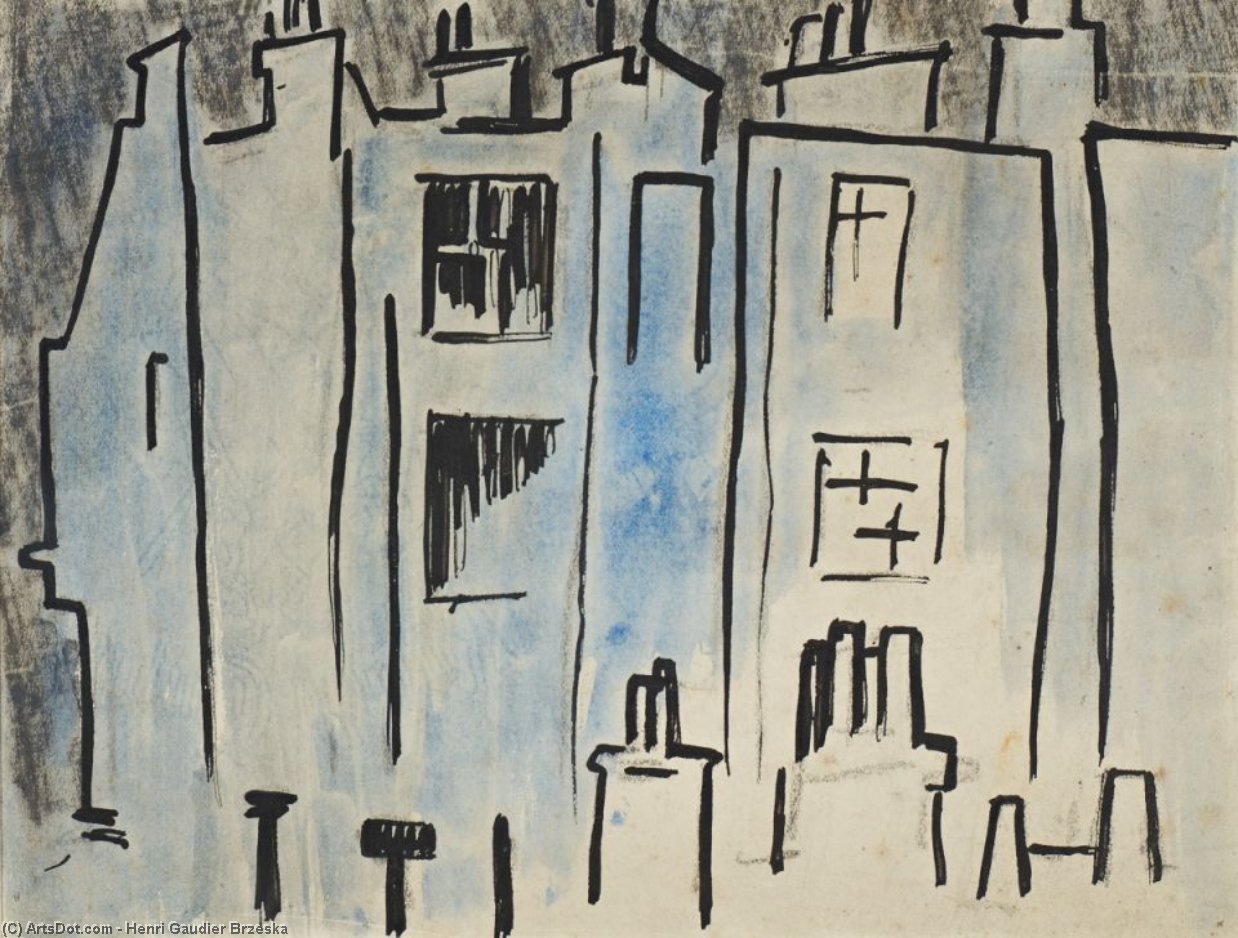 Houses — Henri Gaudier-brzeska