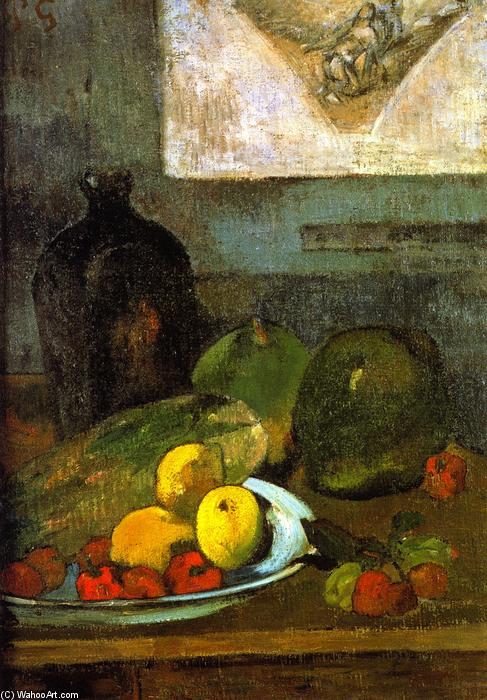 Still Life With Delacroix Drawing — Eugène Henri Paul Gauguin