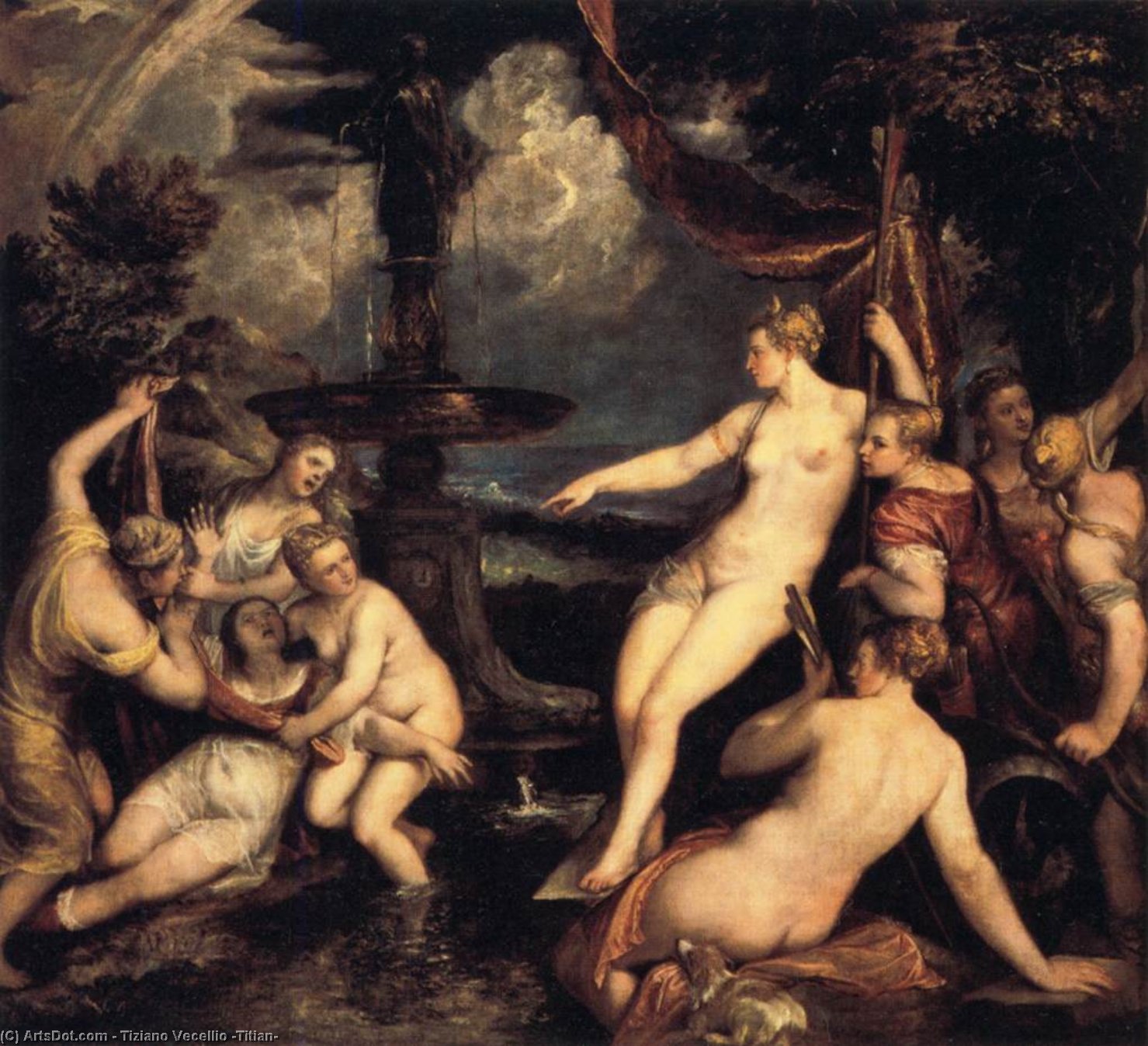 Diana And Callisto — Titian