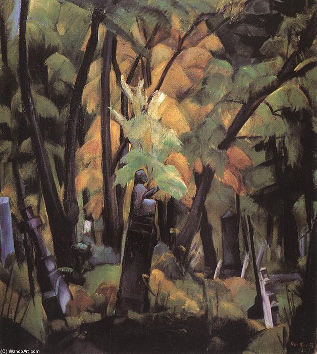 Old Cemetery — Gyula Derkovits