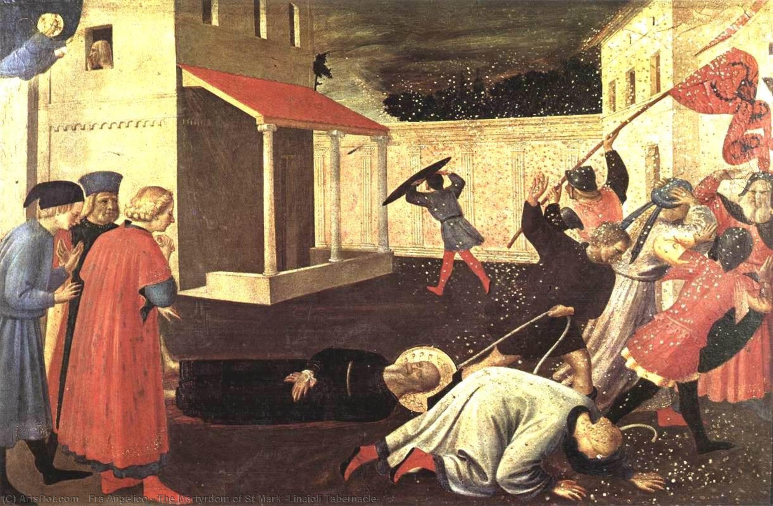 The Martyrdom Of St Mark (linaioli Tabernacle) — Fra Angelico