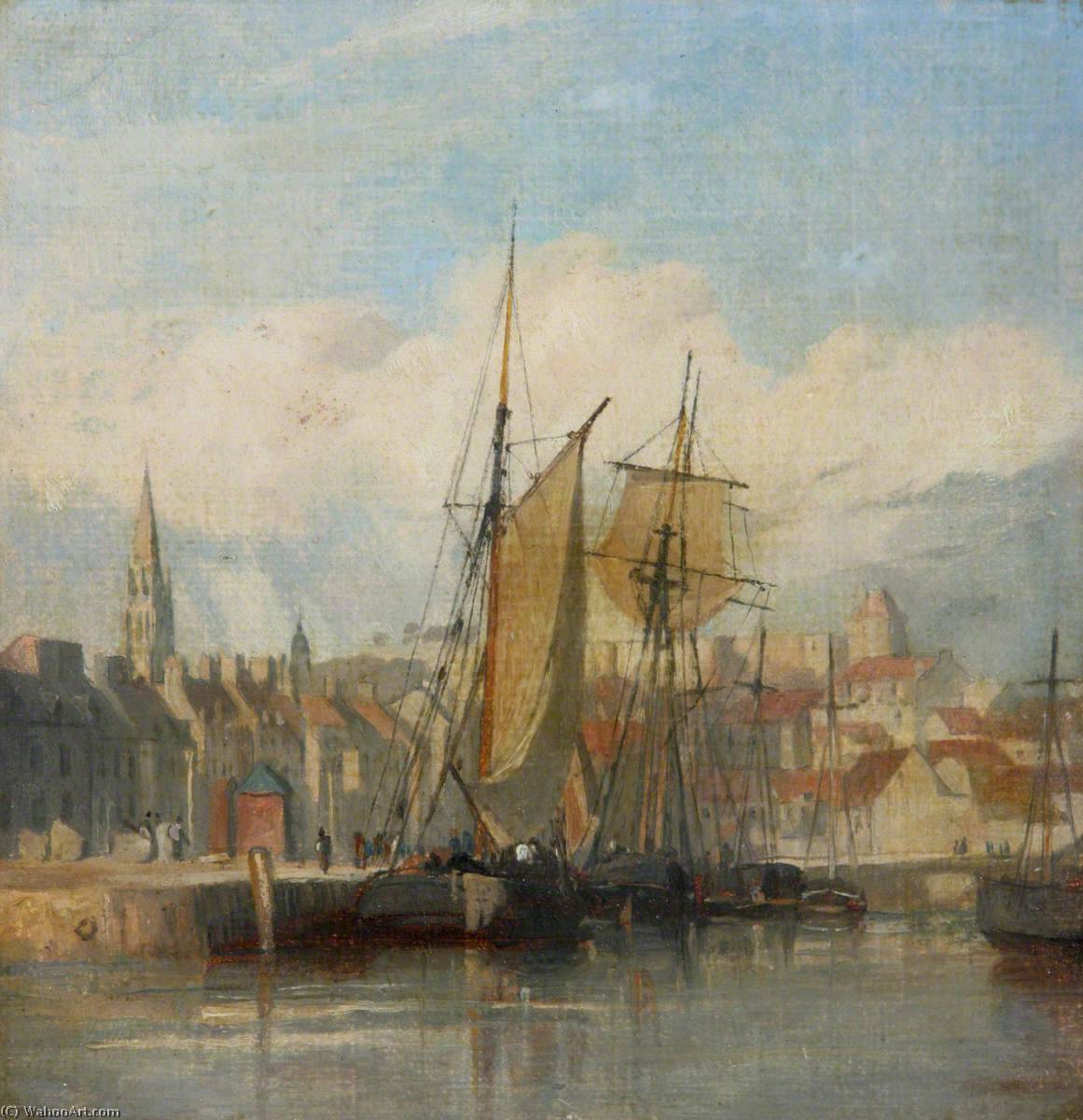 Dieppe Harbour — リチャード・パークス・ボニンガトン