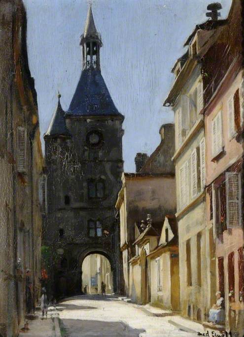The Clock Tower, Avallon, North Burgundy, France — Frederick William Elwell